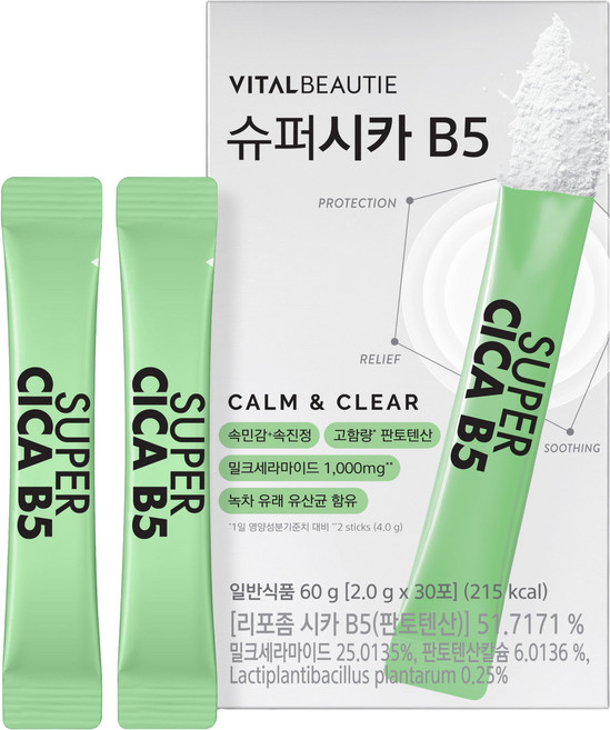 바이탈뷰티 슈퍼시카 B5 30p, 60g, 1개