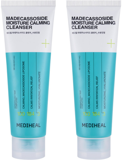 메디힐 마데카소사이드 수분 진정 클렌징폼, 120ml, 2개