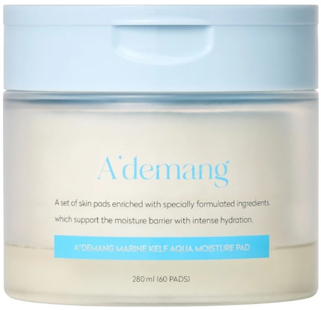 Ademang 마린 켈프 아쿠아 모이스처 토너 패드 280ml, 60매입, 1개 - 쿠팡