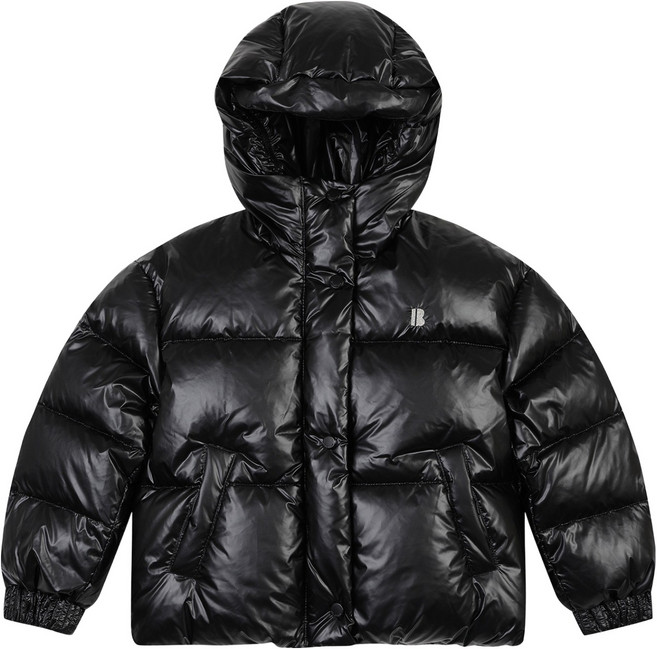 베네통키즈 후드 크롭 다운 패딩점퍼 QADJP1561