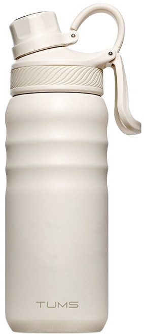 텀스 스포츠 진공 스텐텀블러, 크림화이트, 500ml, 1개
