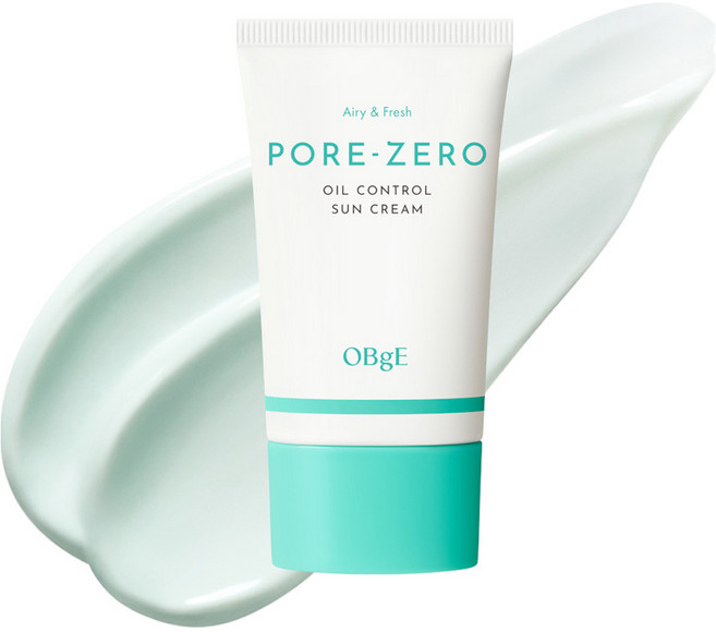 OBge 포어 제로 오일 컨트롤 선크림 SPF50+ PA++++, 50ml, 1개