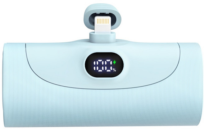 AWSON 歐森 PD 隨行口袋充 蘋果 5000mAh 蘋果8 PIN, AWP-5710, 藍色