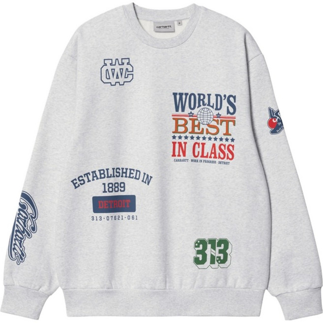 Carhartt WIP 男士 WIP Multi World 運動衫