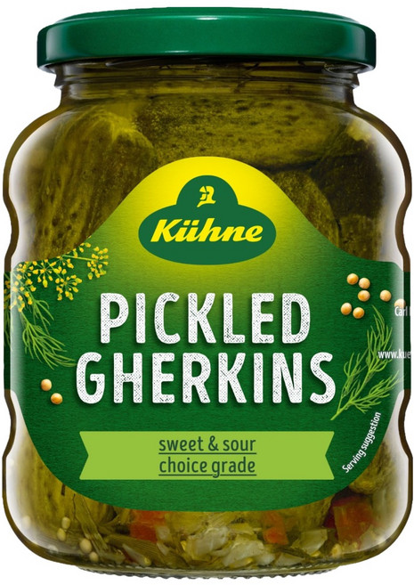 퀴네 피클드 게르킨스 피클, 1개, 330g