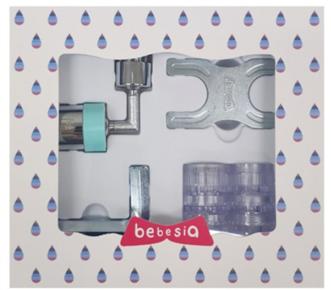 베베시아 세면용 필터 회전형 워터탭, 민트, 1개