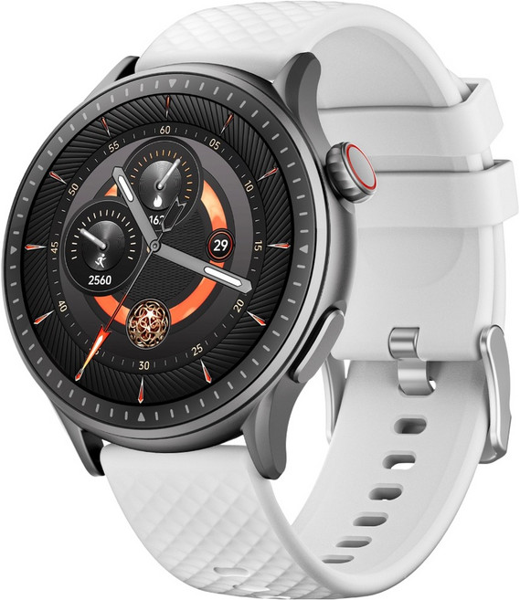 無品牌 GTR3 AMOLED 金屬 智慧手錶 圓形 1.43" 3ATM Water Resistant 矽膠灰色 5 Days Battery Life 100+ Sport Modes