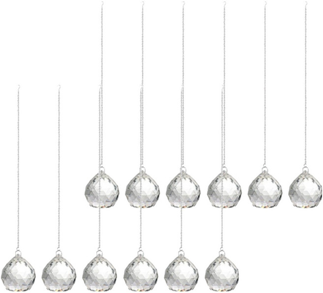 투데이리빙 크리스탈 샹들리에 비즈 CD FID AL009A 12p, 투명