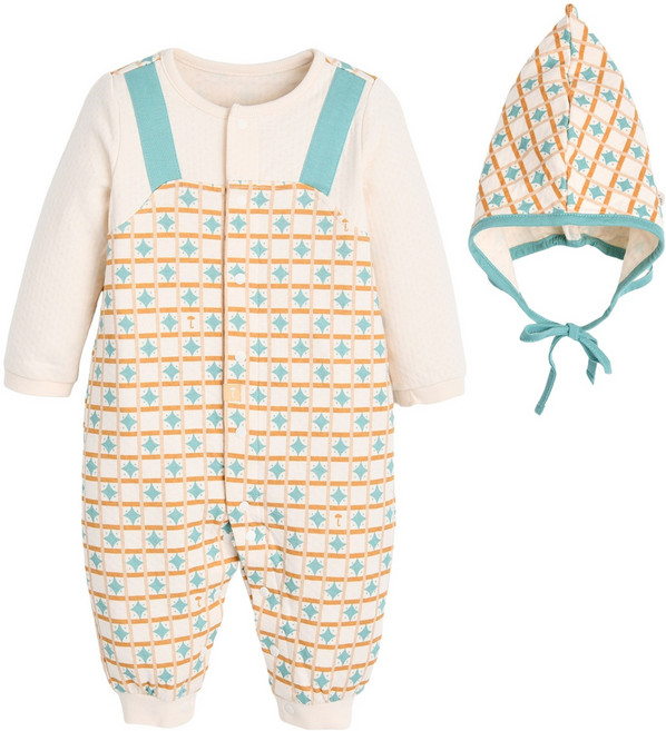 모이몰른 신생아용 스타이중지 우주복 세트 M244UUN39P