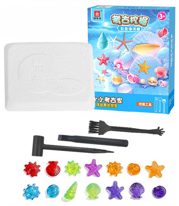 행복 보물 발굴키트 타입 31 4 17x 14.5 x 4 cm, 1세트