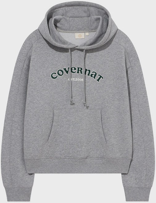커버낫우먼 여성용 쿠퍼로고 후드티