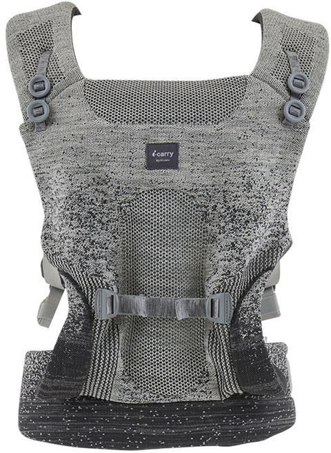 리안 신생아용 브리즈핏 니팅메쉬 아기띠, 시크그레이