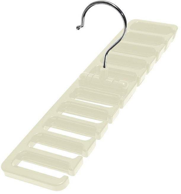 월드크린 밸트 넥타이 정리걸이, 화이트, 1개