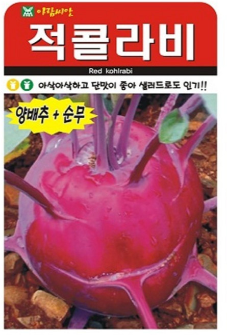 아람종묘 적콜라비 씨앗, 레드콜라비
