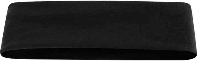 프라호디 땀흡수 얇은 요가 헤어밴드, 블랙, 1개