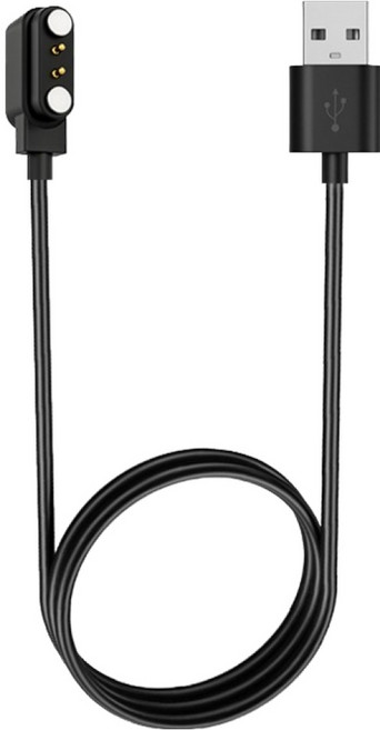 스페이스쉴드 낫싱 CMF 워치 프로2 /3 스탠다드 충전 케이블 USB A타입 1m, 블랙, 1개