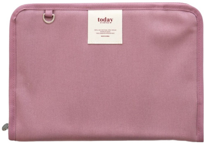 퍼니메이드 캔버스 6공 다이어리 커버 A5, 인디핑크, 1개