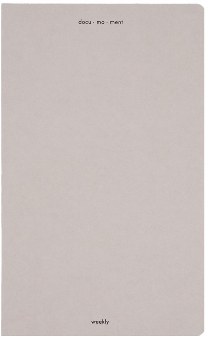 대시앤도트 도큐모먼트 위클리 플래너, 02 페블 그레이, 1개