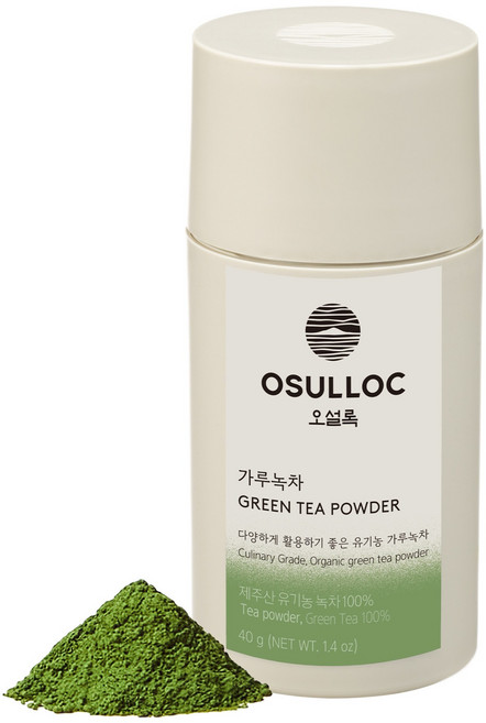 오설록 프리미엄 가루 녹차, 40g, 1개입, 1개