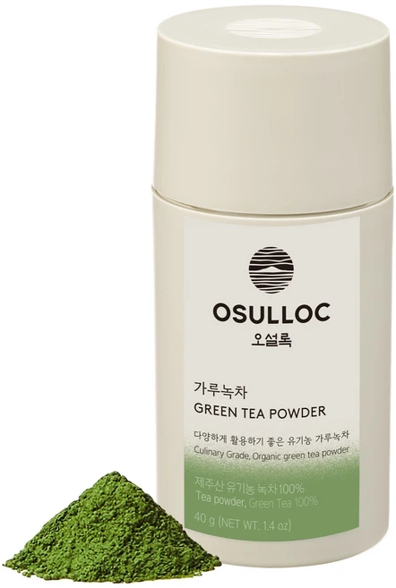오설록 프리미엄 가루 녹차, 40g, 1개입, 1개 - 쿠팡