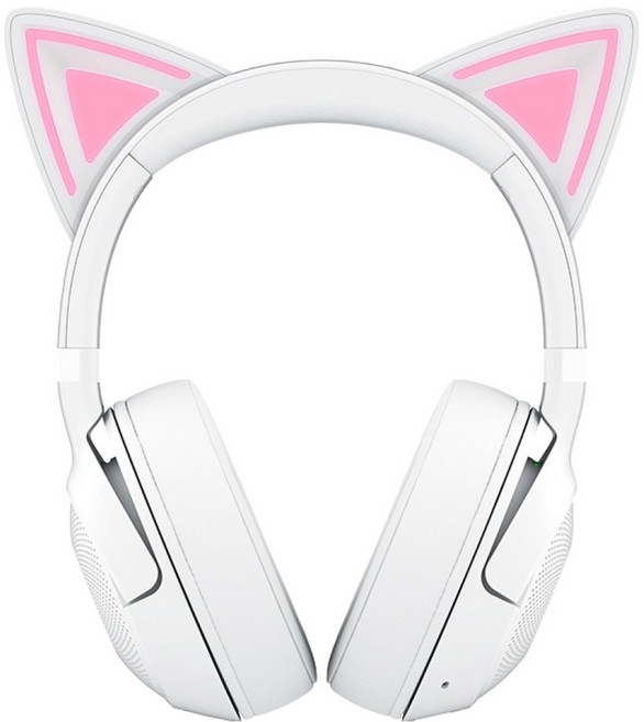 레이저 Kraken Kitty V2 BT 무선 헤드셋, WHITE