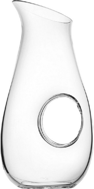 NUDE Halo水晶玻璃斜口醒酒瓶, 1.45L, 1個