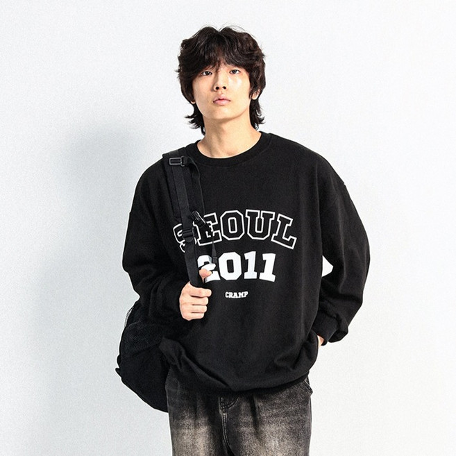 크램프 빅사이즈클럽 서울 맨투맨