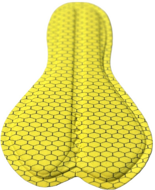 무르 통기성 자전거 바지패드, 옐로우, 1개