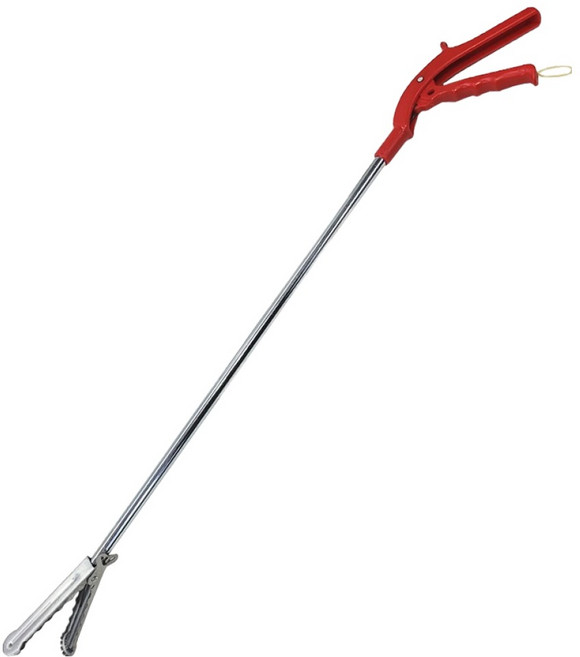 월드크린 악어 잘집혀 집게 70cm, 빨강, 1개