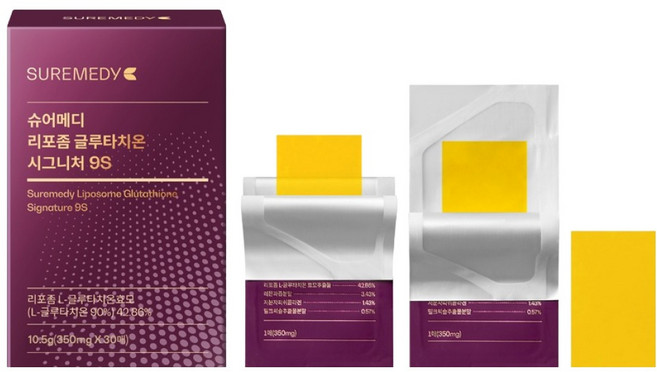 슈어메디 리포좀 글루타치온 시그니처 9S 30p, 10.5g, 1개