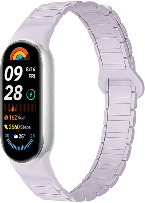 스페이스쉴드 마그넷 링크 실리콘 스트랩, 라벤더, 1개