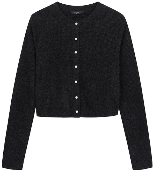 탑텐 여성용 퍼 크루넥 가디건 MSE4TC2011