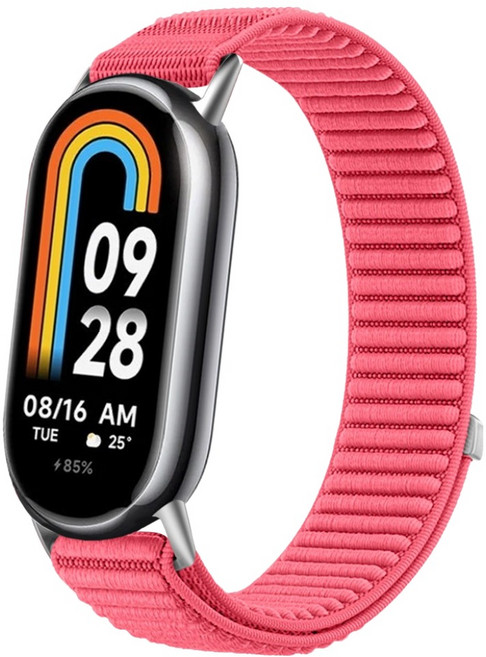 스페이스쉴드 에어 슬로프 밸크로 패브릭 나일론 스트랩, 핑크, 1개