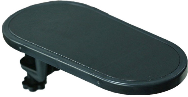 해삐정 팔꿈치 손목 받침대 패드 컴퓨터 노트북 마우스 손목 보호대, 블랙, 1개