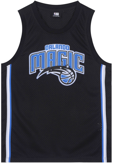 NBA 男女通用 Authentic Team 網眼無袖上衣 N252TS411P, 黑色