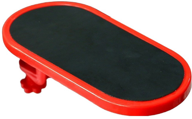 해삐정 팔꿈치 손목 받침대 패드 컴퓨터 노트북 마우스 손목 보호대, 레드, 1개