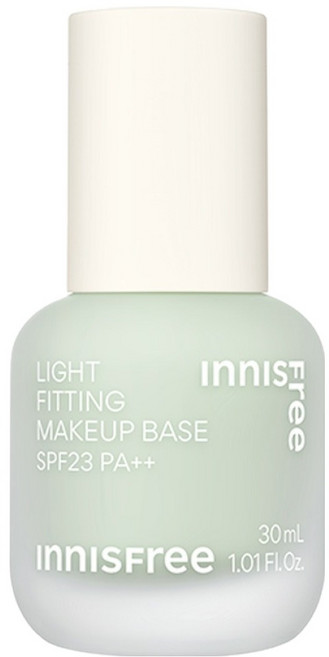 INNISFREE 台灣公司貨 輕薄透服貼飾底乳 SPF23 PA++ 30ml, 2 清新綠, 1個