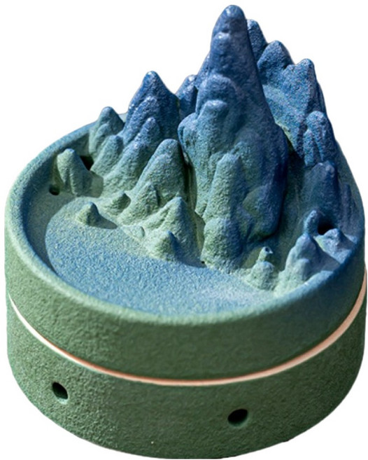 上手家居 綠蔭山水三用倒流香座, 蒼嶺青巒