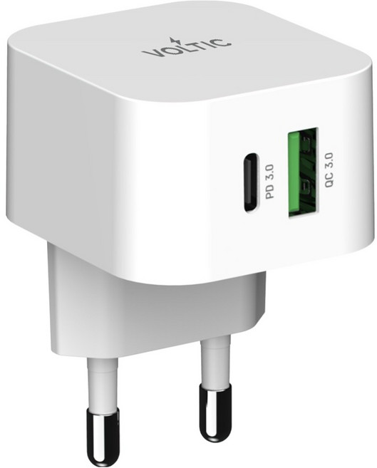 볼틱 네오 PD 25W 2포트 초고속 멀티 충전기, 화이트, 1개