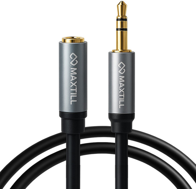 맥스틸 AUX 3.5mm 스테레오 연장 케이블 5m, 혼합색상, 1개, MC-FS