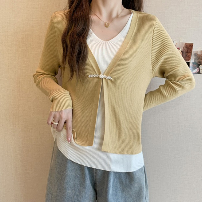 女款中式鈕扣開襟衫 H 2696