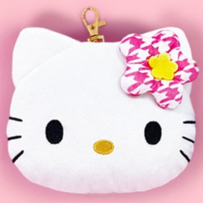 Jacob C&E Hello Kitty 格紋花朵卡夾