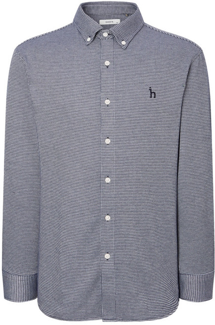 헤지스 남성용 체크 캐주얼 긴팔 셔츠