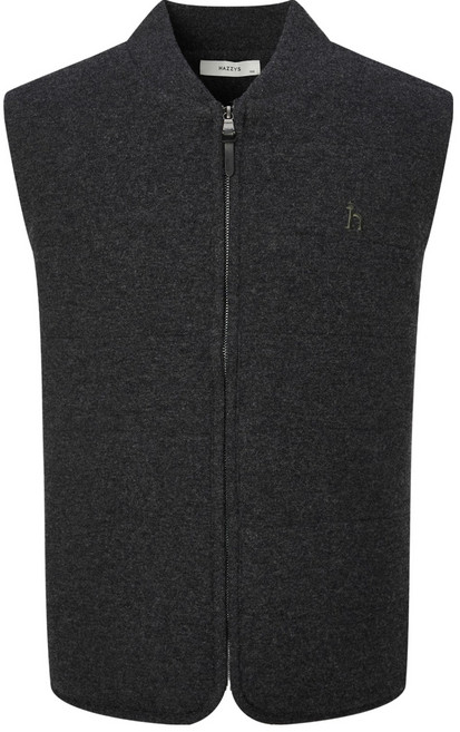 헤지스 남성용 울 니트 패딩 베스트