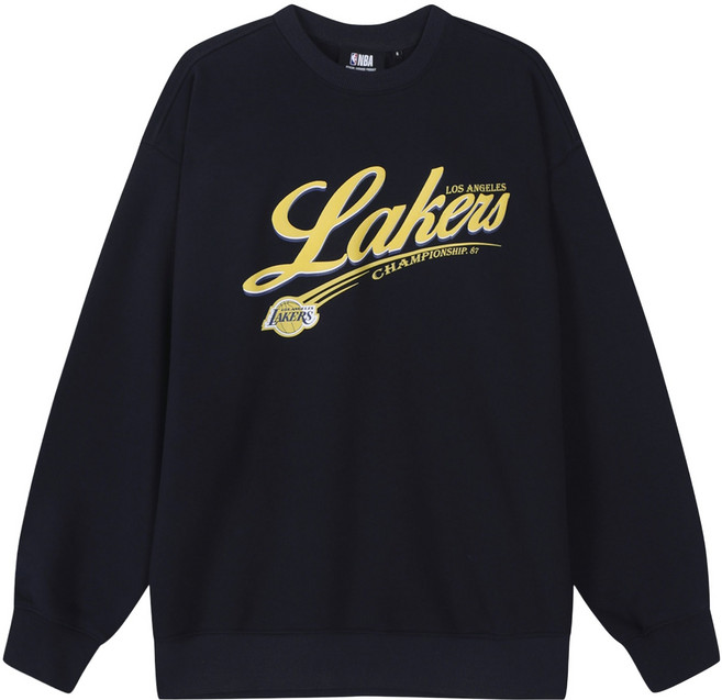 NBA 男女通用字母印花寬鬆版型大學T N251TS031P