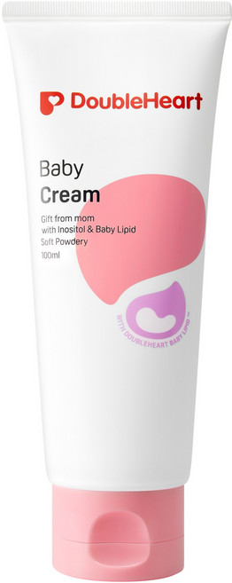 더블하트 베이비 크림 소프트 파우더리, 100ml, 1개