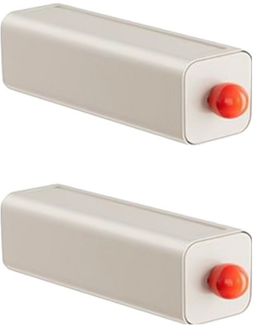 윈프라이스 도파민 컬러 속옷 양말 수납함, 아이보리, 2개