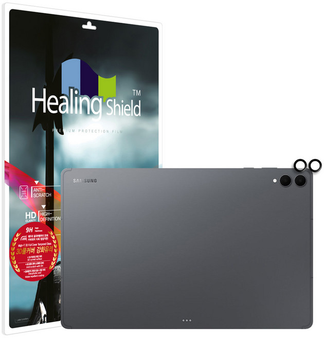 힐링쉴드 카메라렌즈 프레임 강화유리필름 세트, 1세트