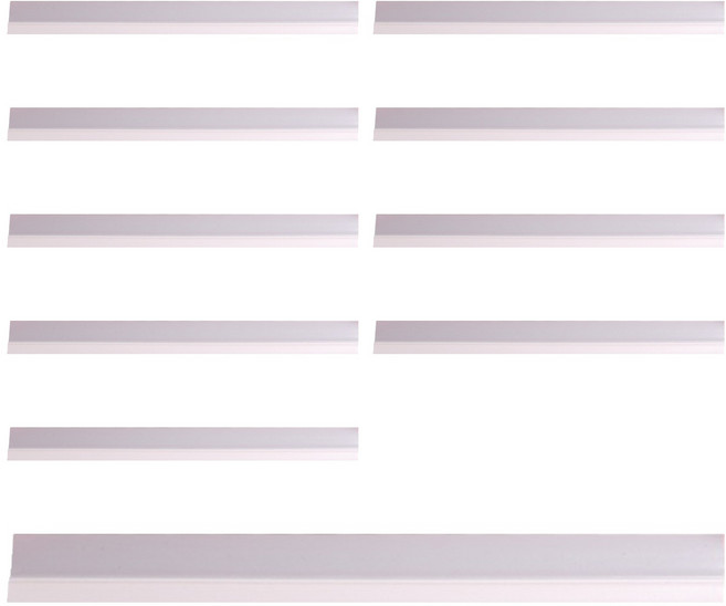 삼정크린마스터 ACE 외각 쓰레받기 고무날, 혼합색상, 10개