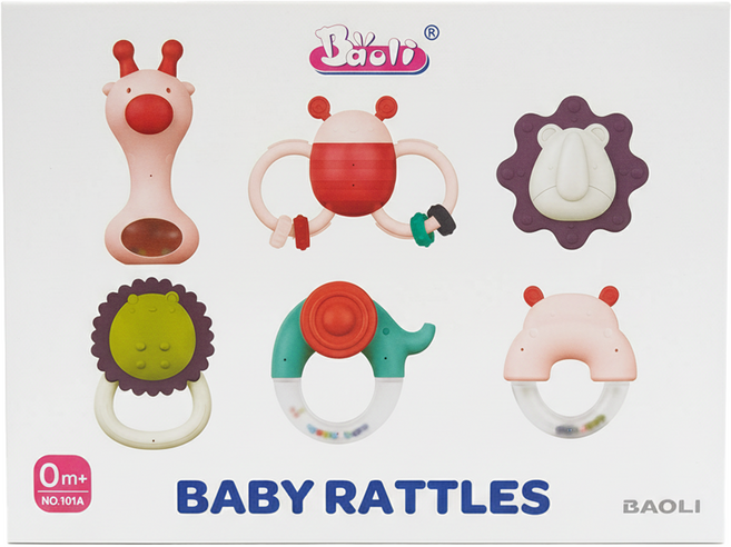 Baoli 寶麗玩具 搖鈴, 1套, 多色
